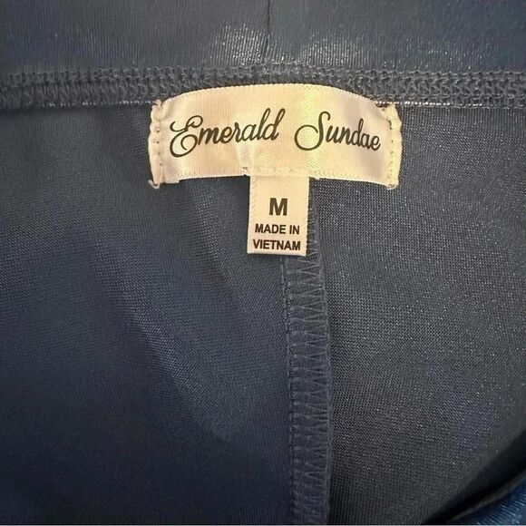 Cocktail dress! blue satin one strap mini cocktail dress size medium - Picture 7 of 7